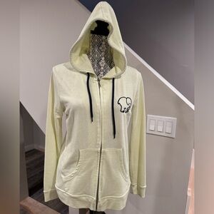 Ivory Elle hoodie zip up